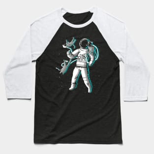 Intergalactic Cat Fancy - Blue Baseball T-Shirt